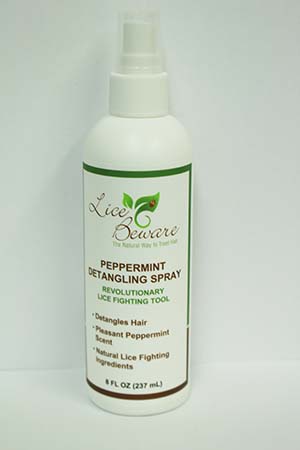 Peppermint Detangling Spray — Lice Beware